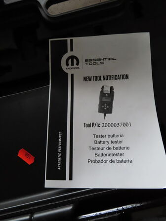 Batteritester MOPAR