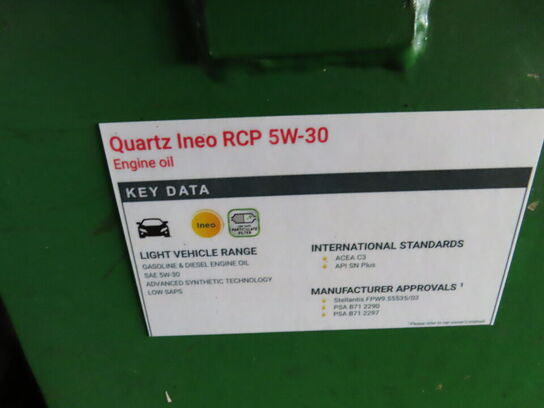 Olietank/Filebænk TOTAL QUARTZ INEO RCP 5W-30