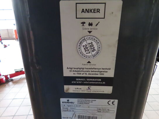 2-Søjlet lift  STENHØJ MAESTRO 2.32 CF