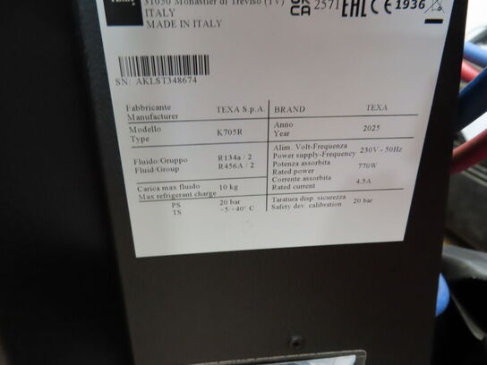 Aircon påfyldningsstation TEXA KONFORT 705 R
