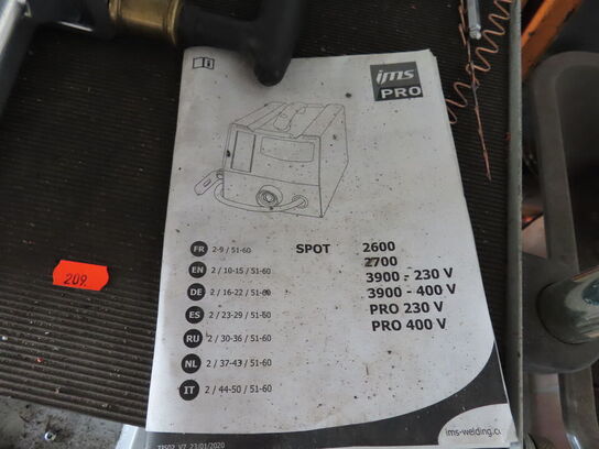 Punktsvejser IMS SPOT PRO 400V