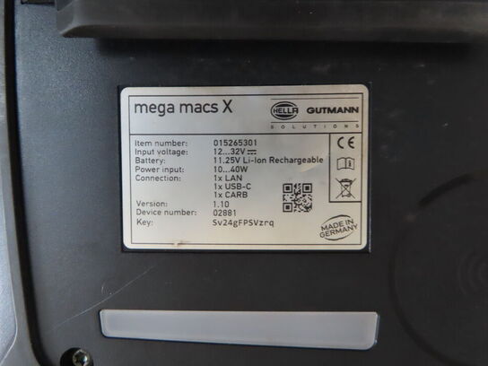 Diagnosticeringsværktøj HELLA GUTMANN MEGA MACS X