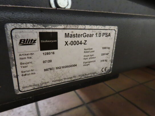 Løftebord BLITZ MASTERGEAR 1.0 PSA 