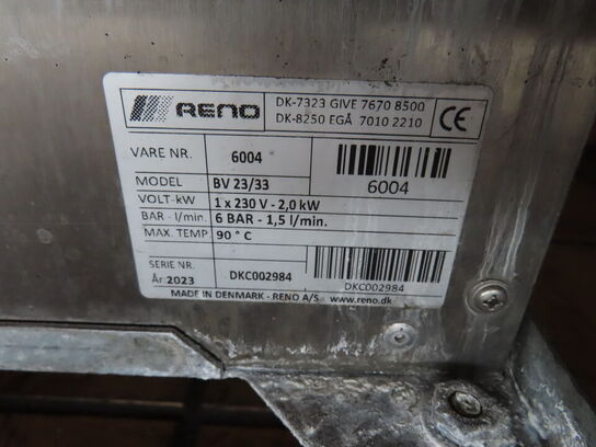 Rustfri bremsevasker RENO BV 23/33
