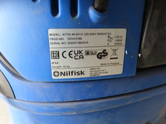 Industristøvsuger NILFISK ATTIX 44-2H IC