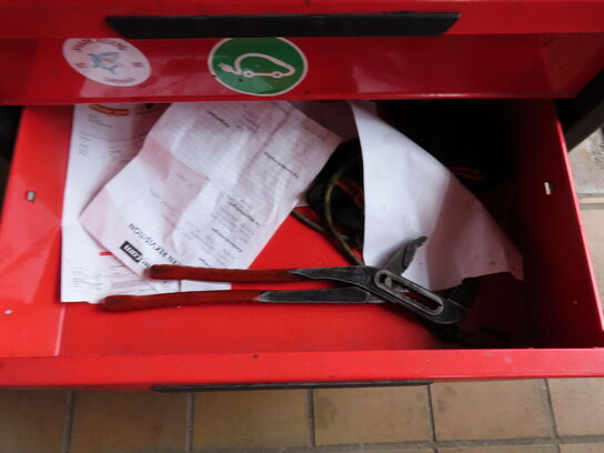 Værkstedsrullevogn med indhold KS TOOLS