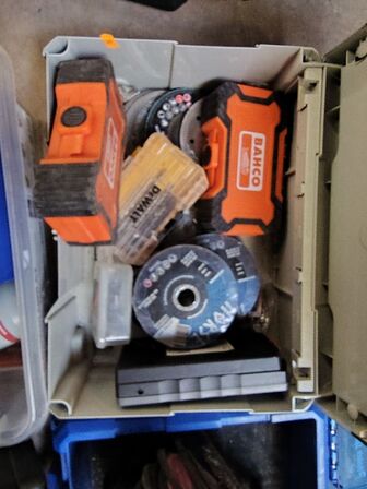 Kabeltromle, diverse tilbehør