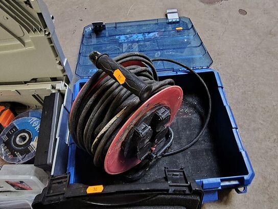 Kabeltromle, diverse tilbehør