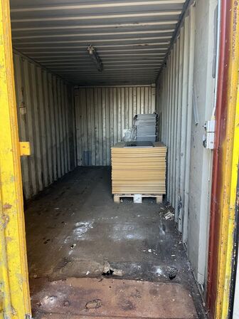 20" container, "EXTRA BILLEDER AF CONTAINER" se beskrivelse