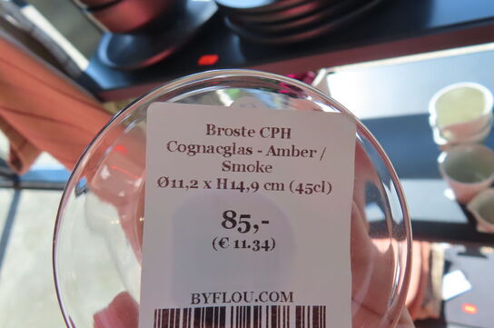 3 stk. Glas BROSTE