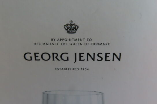 6 stk. Ølglas GEORG JENSEN BERNADOTTE