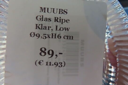 Diverse glas MUUBS