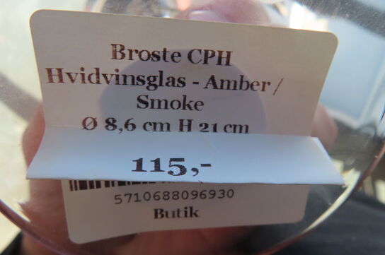 3 stk. Glas BROSTE