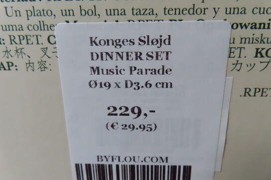 Servicesæt KONGENS SLØJD