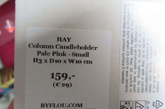 Diverse lysestager HAY