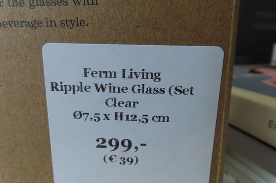 2 stk. Glas FERM LIVING