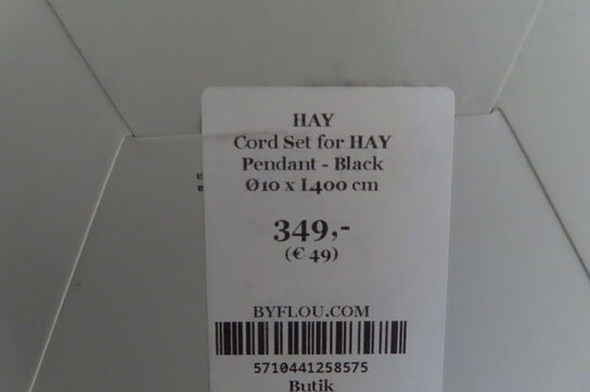 3 stk. Cordset pendel HAY