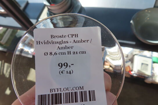 3 stk. Glas BROSTE