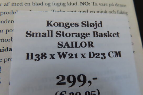 Opbevaringskasse KONGENS SLØJD