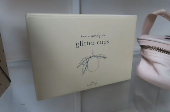 2 stk. Glitter kopper KONGENS SLØJD LEMON