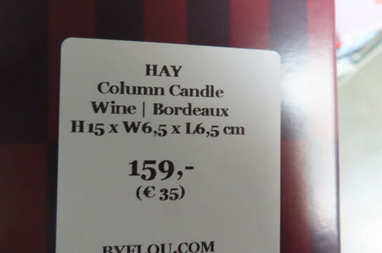 Bloklys, m.v. HAY