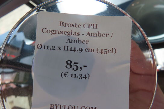 3 stk. Glas BROSTE