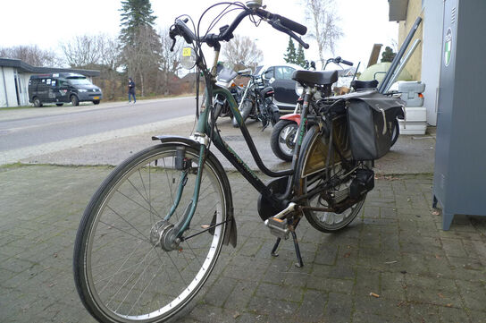 Cykel m/benzin hjælpemotor, Sparta MOMSFRI