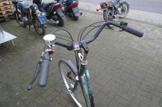 Cykel m/benzin hjælpemotor, Sparta MOMSFRI