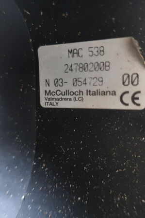 Motorsav MCCULLOCH MAC 538