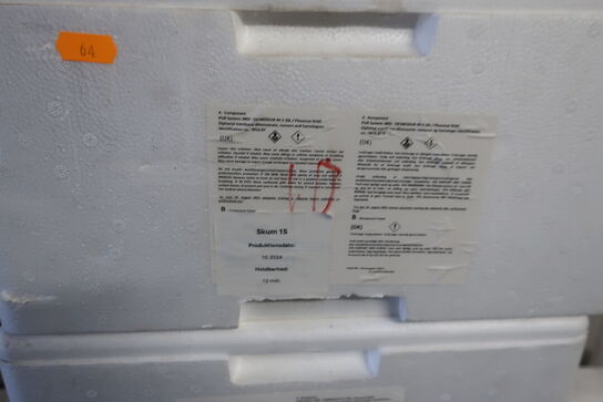 Div. Flamingokasser med varelager