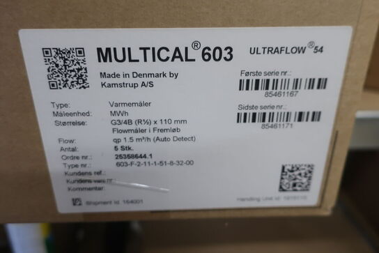 Div. Energi/varmemålere KAMSTRUP MULTICAL 403/503/603