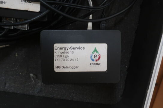 Kasse med div. Dataloggere IHG Datalogger
