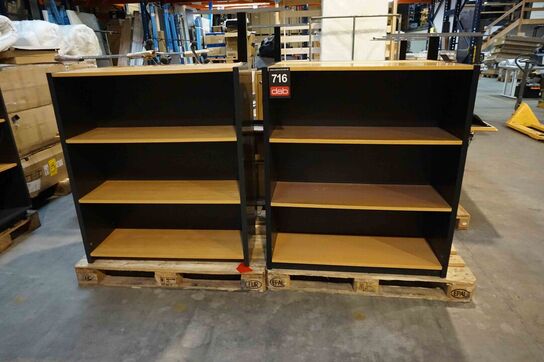 4 stk Kontormoduler/reoler 