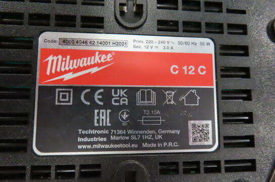 3 stk. Akkufugepistoler MILWAUKEE