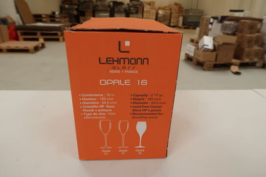 6 stk. Lehmann Opale 16 vinglas
