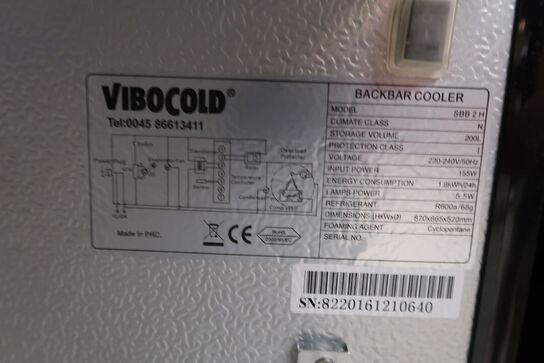 Displatkøleskab, Vibocold SBB 2 H