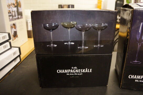 8 stk. Champangeglas DACORE 