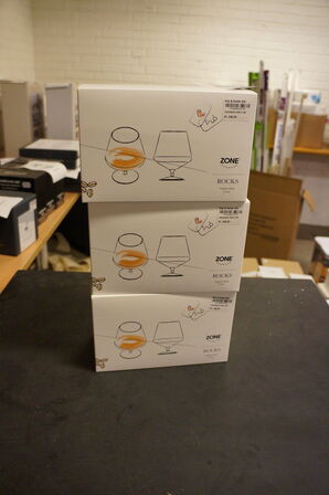 6 stk. Cognacglas ZONE 