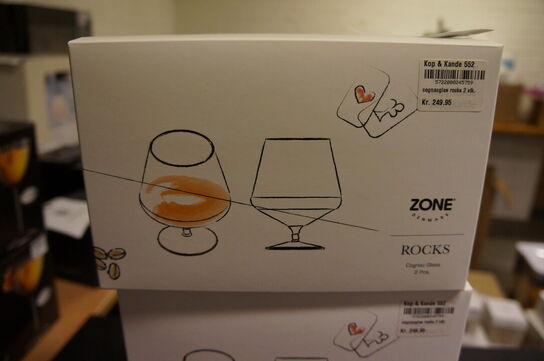 6 stk. Cognacglas ZONE 