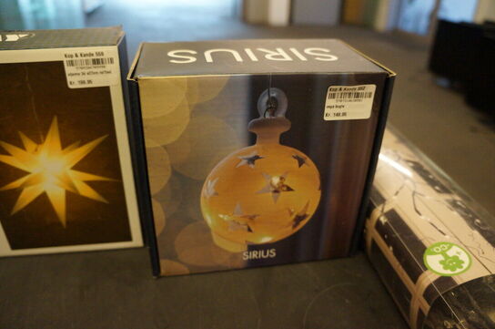 Diverse LED lystræer mv. 