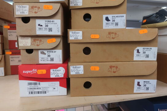 15 par sko størrelse 30