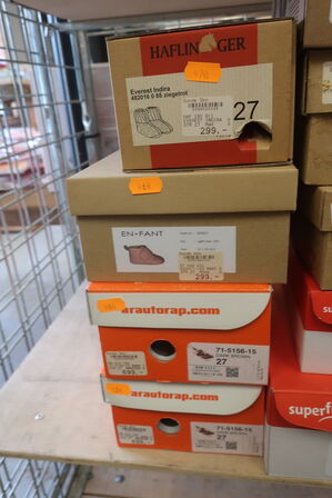 13 par sko størrelse 27