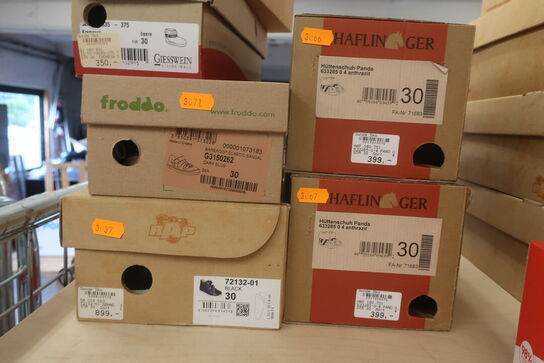 15 par sko størrelse 30