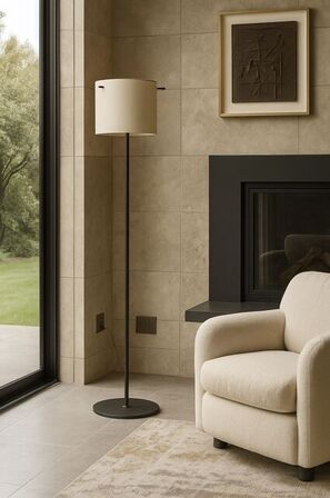 Frandsen friis og moltke 1954 gulvlampe Hvid(ubrugt)