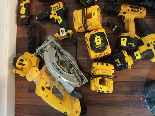 12-18V div. Maskiner ladere og batterier DEWALT