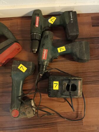 Accu værktøj METABO 14,4 og 18V