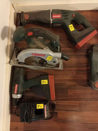 Accu værktøj METABO 14,4 og 18V