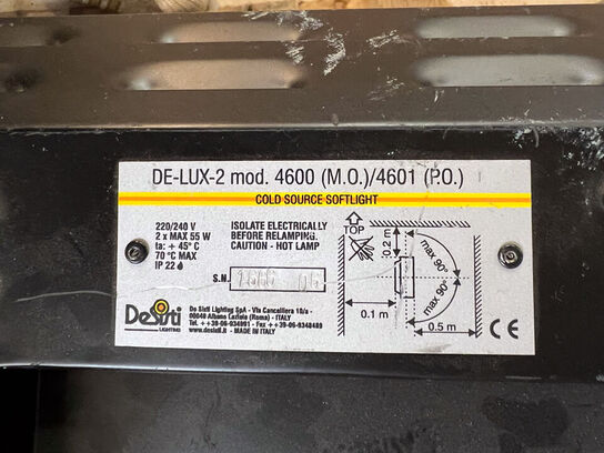 14 stk. DESISTI DE-LUX-2/4  lamper