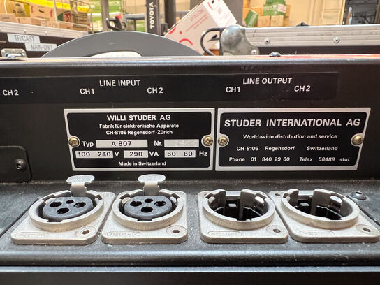 Spolebåndoptager STUDER A807 mk. I
