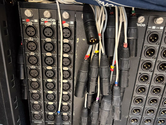 Splitbox m. DIGICO XLR fordeling